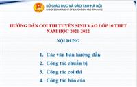 Sở GD-ĐT Hà Nội hướng dẫn coi thi tuyển sinh vào lớp 10 THPT năm học 2021-2022 
