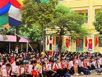 Lễ khai giảng năm học mới 2023 - 2024 của trường THCS Quang Trung