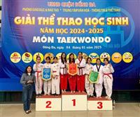 CHÚC MỪNG THÀNH TÍCH CỦA HỌC SINH TRƯỜNG THCS QUANG TRUNG ĐẠT ĐƯỢC TẠI GIẢI THỂ THAO HS QUẬN ĐỐNG ĐA NĂM HỌC 2024-2025