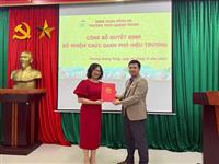 Công bố quyết định bổ nhiệm Chức danh Phó Hiệu trưởng trường THCS Quang Trung: đồng chí Nguyễn Minh Hoài