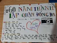 Học sinh trường THCS Quang Trung sôi nổi tham gia hoạt động thi đua chào mừng 60 năm ngày thành lập quận Đống Đa