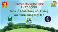 Các hoạt động ý nghĩa trong tiết sinh hoạt dưới cờ trực tuyến của thầy và trò  trường THCS Quang Trung