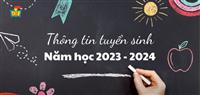 Trường THCS Quang Trung thông báo tuyển sinh lớp 6 năm học 2023-2024