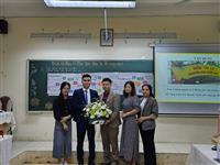 Thầy Nguyễn Văn Quốc dự thi vòng 2 hội thi Giáo viên giỏi cấp Quận năm học 2022-2023