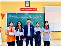 Lễ kỉ niệm 41 năm ngày Nhà giáo Việt Nam của trường THCS Quang Trung