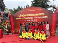 Trường THCS Quang Trung tham dự Lễ hội Gò Đống Đa Xuân Giáp Thìn 2024