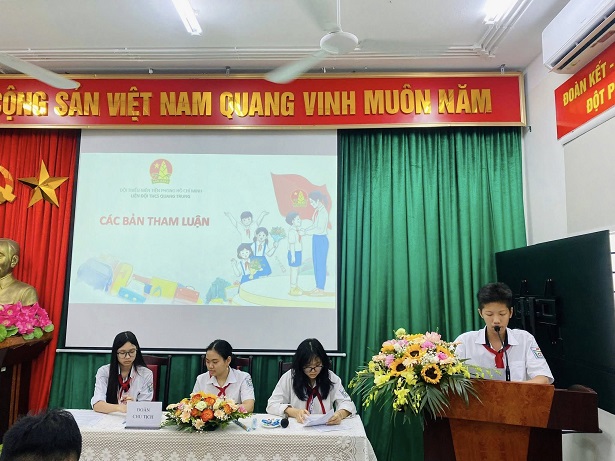 ĐẠI HỘI LIÊN ĐỘI TRƯỜNG THCS QUANG TRUNG NHIỆM KỲ 2025 – 2026 