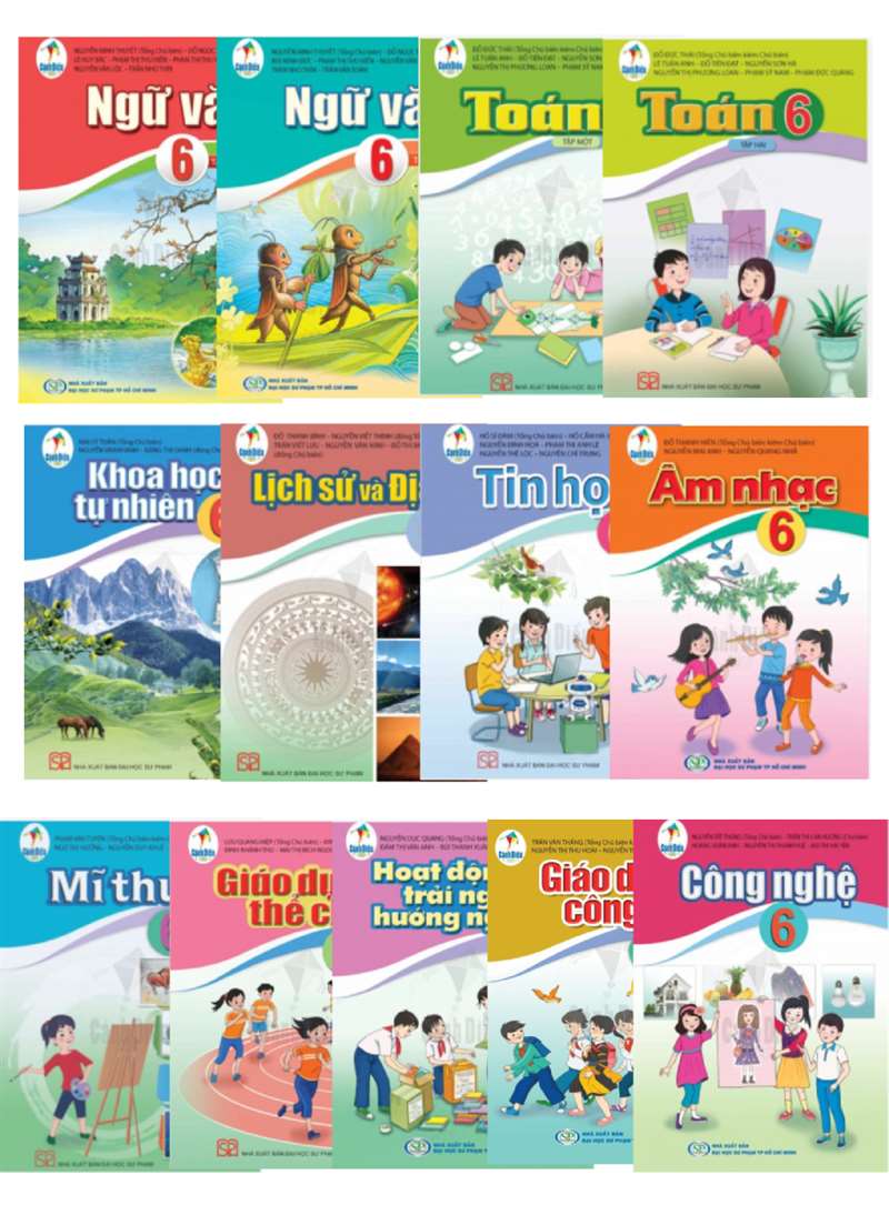 Trọn bộ sách giáo khoa 6 - Bộ Cánh Diều