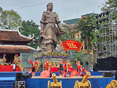Trường THCS Quang Trung tham gia Lễ hội Gò Đống Đa 2025